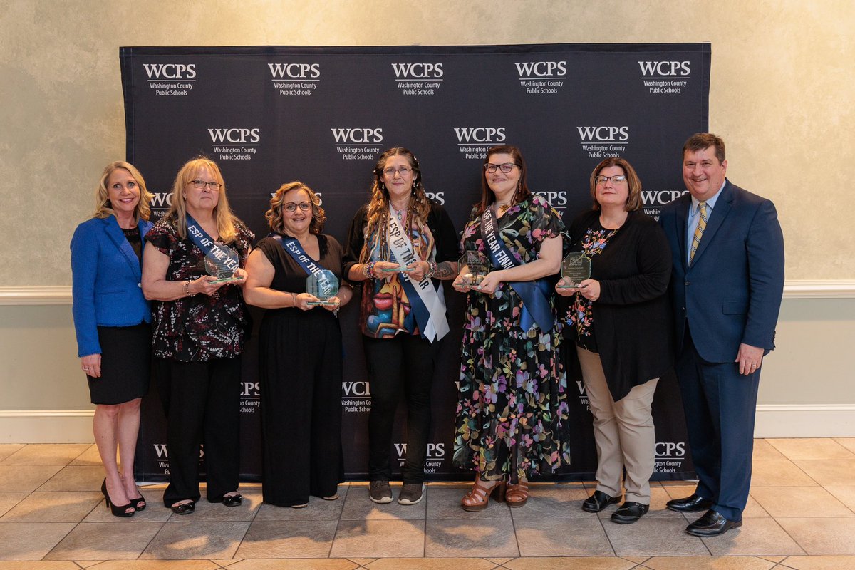 Congratulations to our five @wcpsmd Educational Support Personnel of the Year! It was an honor to announce Norma Kelley, one of our bus drivers, as the 2024 ESP of the Year!