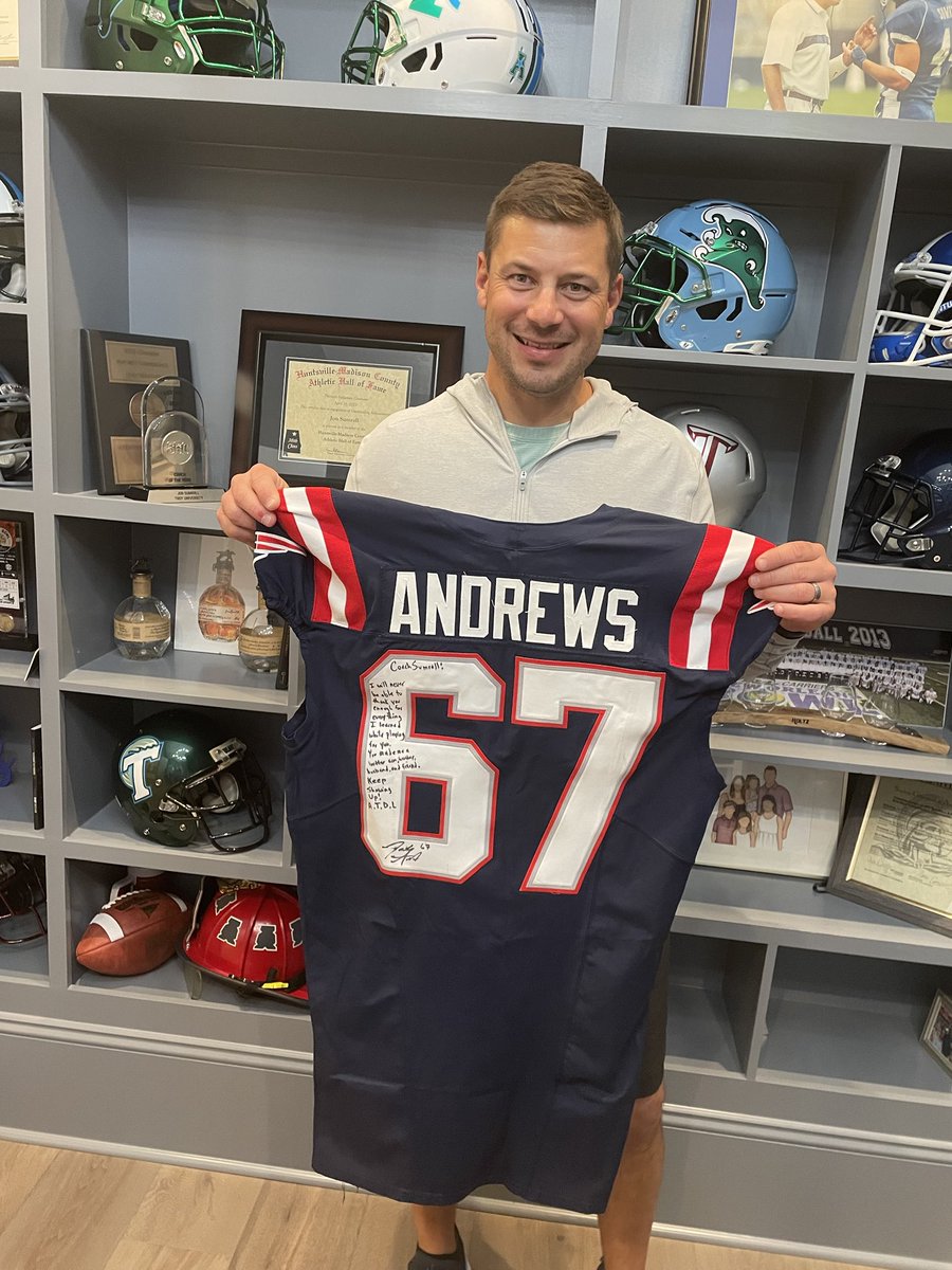 Jon Sumrall (@coachjonsumrall) on Twitter photo Awesome to come home and get this beauty in the mail today! Hard working, gritty, tough, blue collar and detailed…<a href="/jakeandrews55/">Jake Andrews</a>! #ATDL Awesome to come home and get this beauty in the mail today! Hard working, gritty, tough, blue collar and detailed…<a href="/jakeandrews55/">Jake Andrews</a>! #ATDL