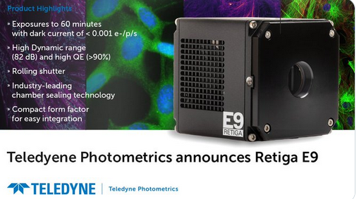 ScitechPtyLtd's tweet image. The Retiga E9 from @TeledynePhotometrics is a low-noise camera that can capture long exposures with high resolution and sensitivity. Ideal for low-light signals.  #geldocumentation #DNA #RNAsequencing #qPCR #Microscopy