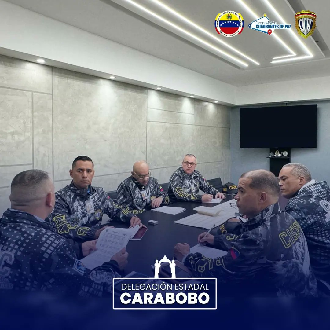 ENCUENTRO DE LA ALTA GERENCIA DEL CICPC DE LA REGIÓN CENTRAL.
instagram.com/p/C4eWl2xMzw7/…