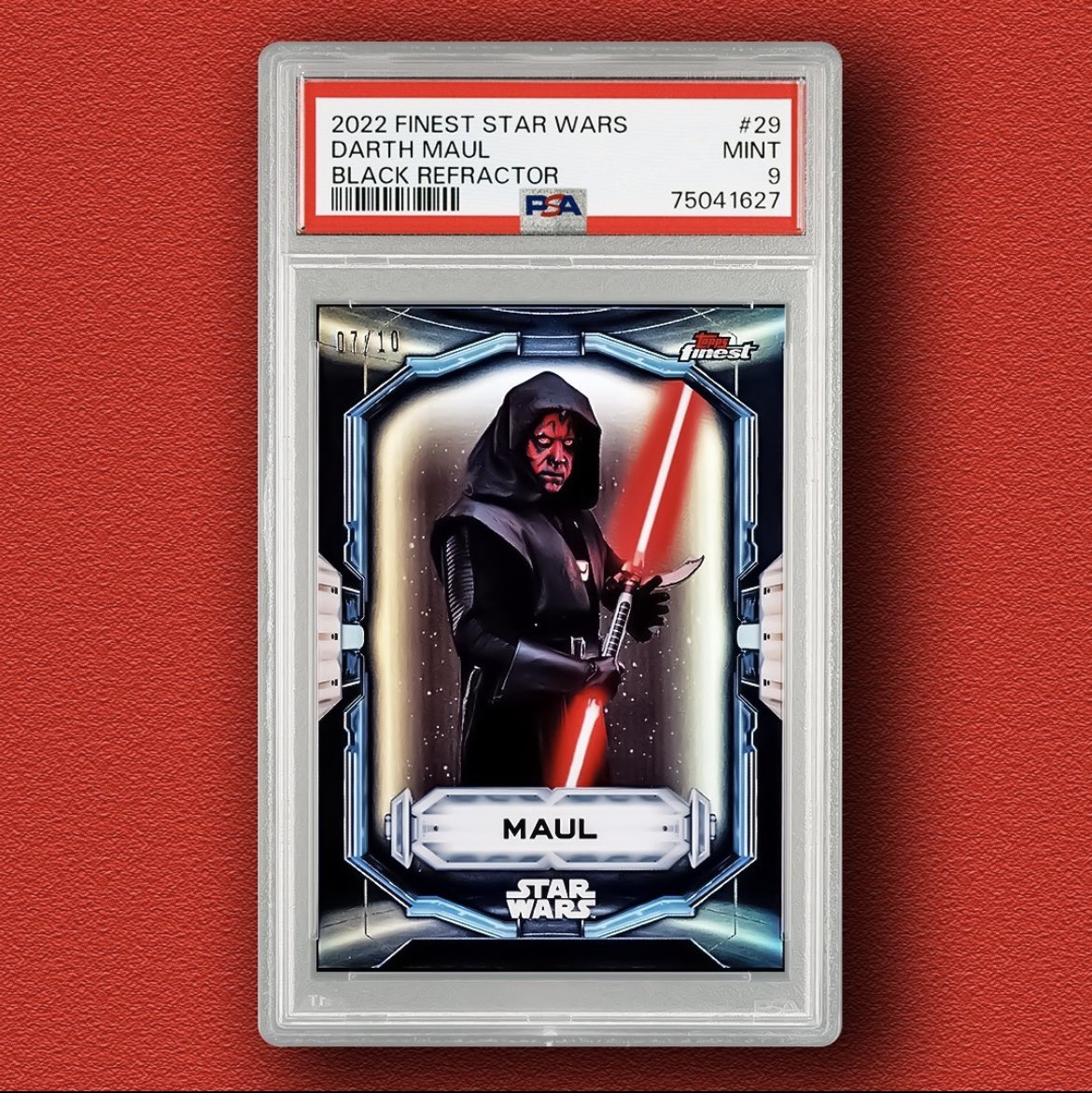 daniel_wruble's tweet photo. One of the best looking Darth Maul cards out there. #whodoyoucollect #darthmaul #StarWars https://t.co/Ryc7QKG3rL