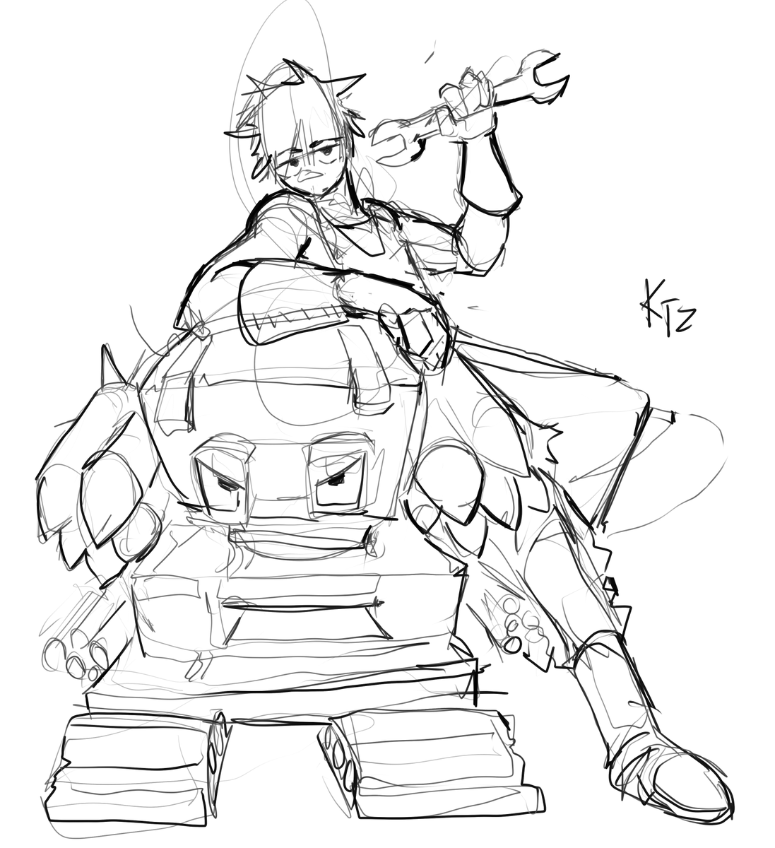 Katzpiral's tweet photo. Enginer Sketch(?
Daily practice!
#dibujo #drawing #art #artist #practice #dailyart #dailydrawing #sketch #sketching #doodle #sketchbook #enginer https://t.co/lQHncStyQM