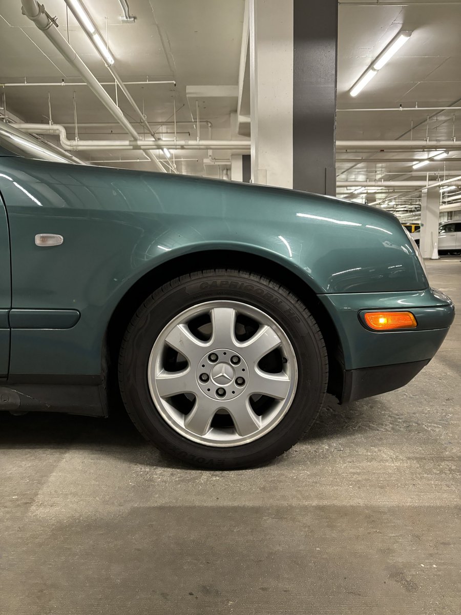 Who knew restoring chrome wheels is a dying art? Most shops turned down the job, only ones that could wanted a small sum. In the end, replaced the factory vanagons w/ later a208 CLK wheels.