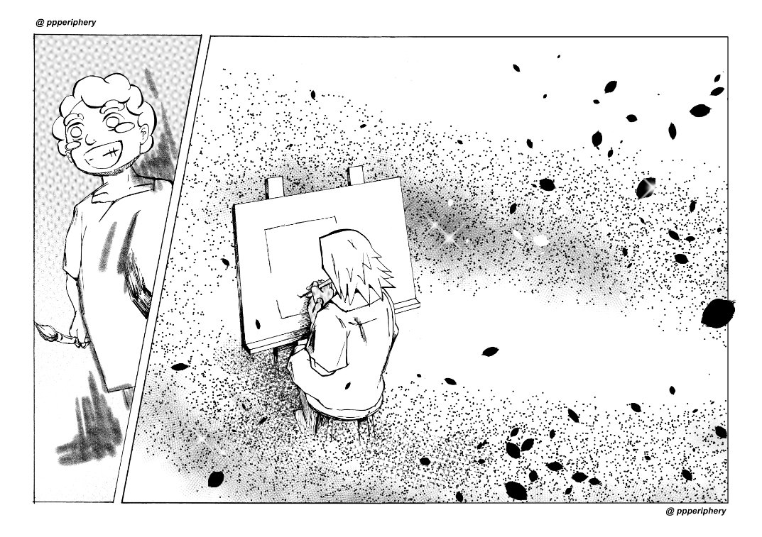 pishperiphery's tweet photo. "Reach" 4/4 
#originalart #manga #comic https://t.co/1h1tJ89ym8