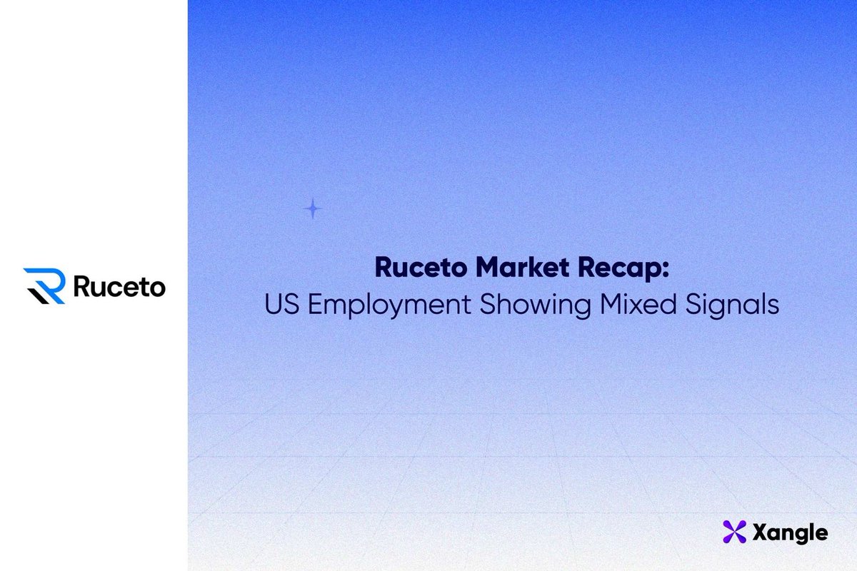 [<a href="/RucetoResearch/">Ruceto</a>] Ruceto Market Recap: US Employment Showing Mixed Signals

The much anticipated Nonfarm Payroll (“NFP”) data was released by the Bureau of Labor Statistics on Friday.

xangle.io/en/research/de…
