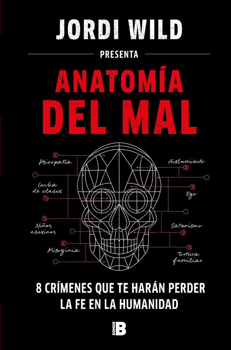 ¡Hoy sale oficialmente a la venta mi nuevo libro de True Crime!: ANATOMÍA DEL MAL - 8 casos que te harán perder la fe en la humanidad. Un libro en el que analizo el concepto del MAL en base a 8 casos reales terribles. Si os interesa, aquí tenéis el link de compra: