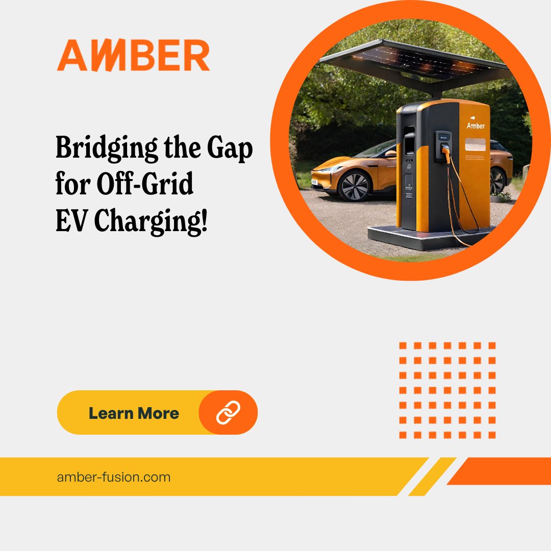amberfusionuk's tweet photo. With Amber Fusion, experience the freedom of off-grid EV charging. We're committed to expanding access and ensuring that sustainable driving is always within reach. 🌐🔌 #offgridcharging #sustainabletravel #offgridpower #evchargingstation #solarpowered https://t.co/QaErWWmETo