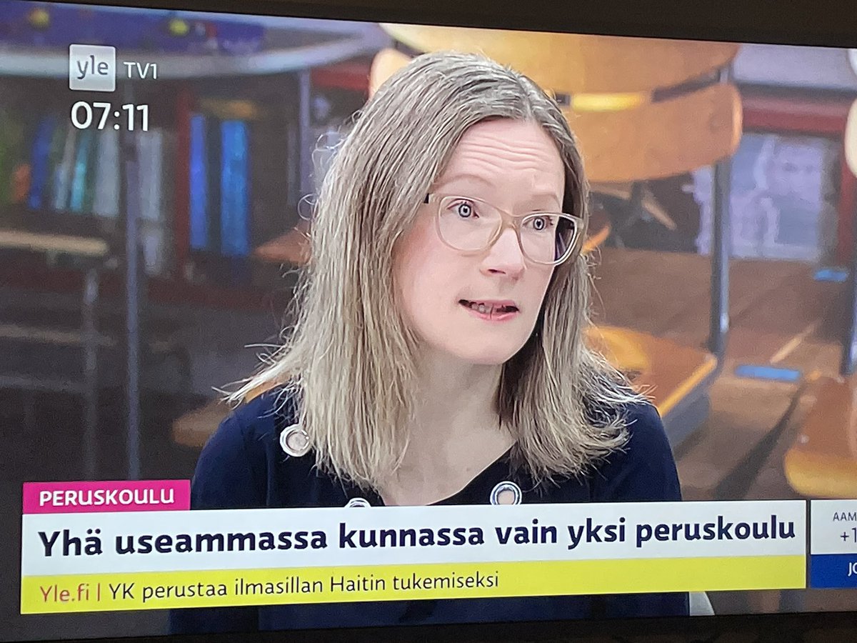 Syntyvyys laskee. Koululaiset vähenevät ja opetuksen järjestäminen vaikeutuu. Nyt tarvitaan uusia järjestämisen tapoja. Entinen kollegani <a href="/MariSjostrom/">Mari Sjöström</a> kommentoi asiantuntevasti tilannetta. <a href="/Kuntaliitto/">Kuntaliitto | Kommunförbundet</a> <a href="/FCG_Group/">FCG Finnish Consulting Group</a>