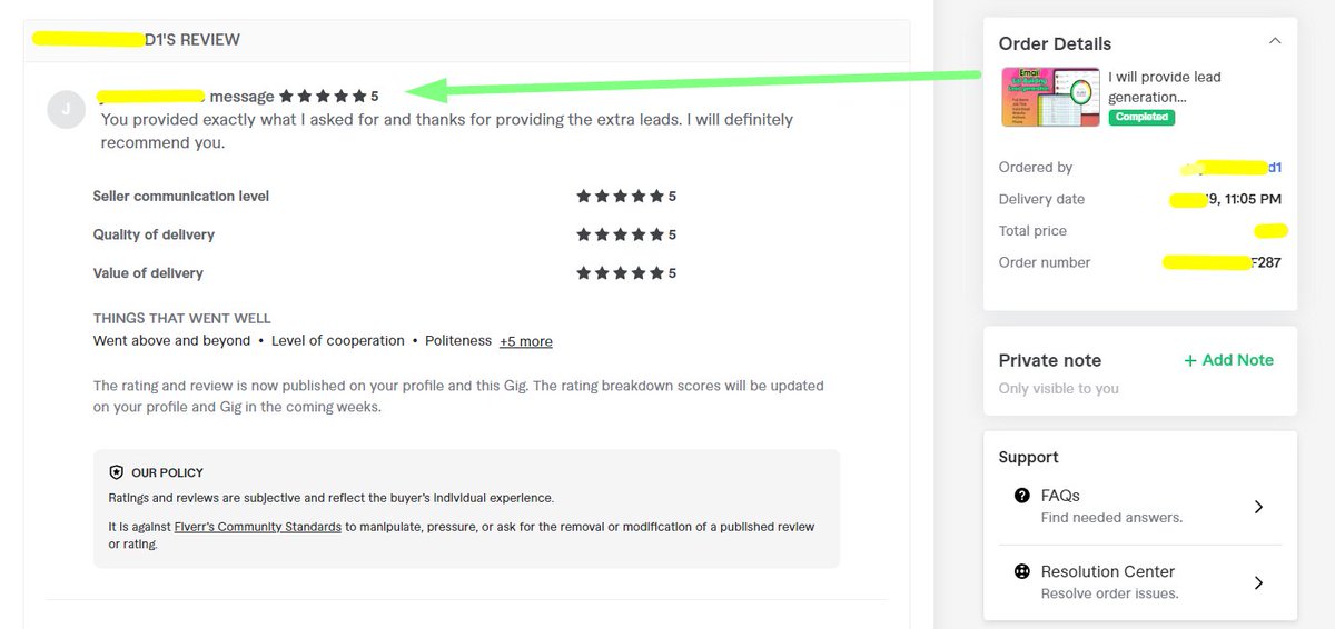 Mailtick3's tweet photo. Thrilled to receive this glowing review on Fiverr from a satisfied client on my Lead Generation services! ๐
#LeadGeneration #Sales #LinkedIn #mailtick https://t.co/6XuOOoyq1l