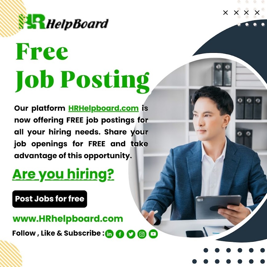 Elevate your hiring process with our FREE job posting services on hrhelpboard.com. Post your job openings now and hire talent.
 
 bit.ly/3qmnXaL
 
 #freejobposting #jobpostings #freejobportal #freejobsite #jobportal #jobsite #jobsites #freejobs #hrhelp
