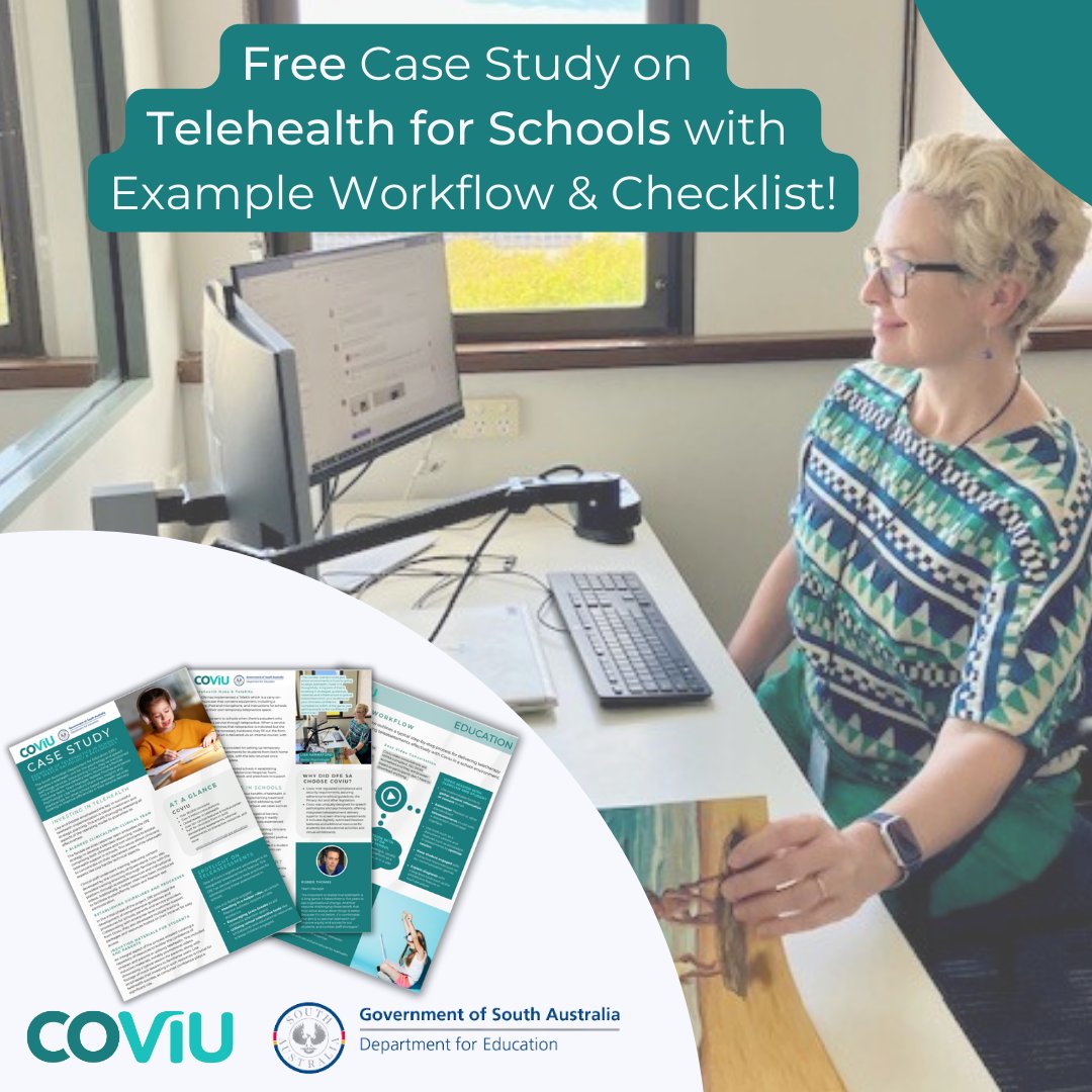 Have you read our free case study yet? An Exemplary Approach to Telehealth in Schools with the Department for Education, South Australia! Download the Case Study with an Example Workflow & Checklist for Schools here: bit.ly/3IzmrIf #telehealthforschools