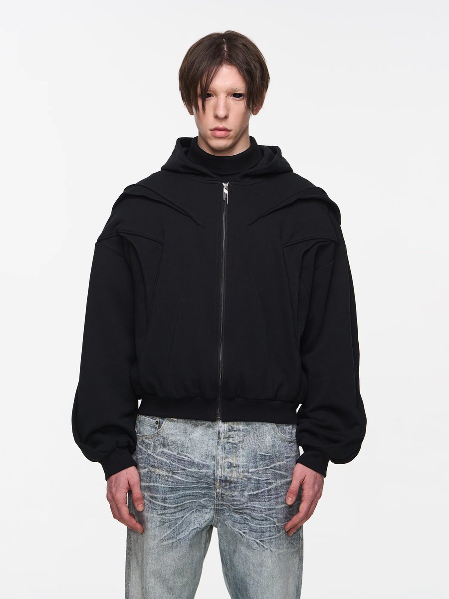 cpctofficial's tweet image. BLINDNOPLAN 24SS Multi-layered Flared Hoodie Jacket

#MultiLayered #FlyFront #3DStripes #LooseFit #Spring #Hooded #Sweatshirt #Jacket #FashionDesign #FashionStyle #AvantgardeFashion #ExperimentalFashion #CuttingedgeFashion #NicheStyle #UniqueStyle