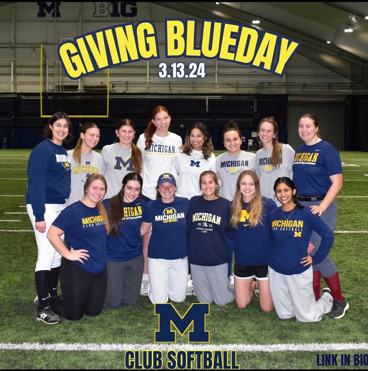 Giving BlueDay has 12 hours left!! Thank you to everyone who has helped my team- we really appreciate all the support💙💛 givingblueday.org/o/university-o…