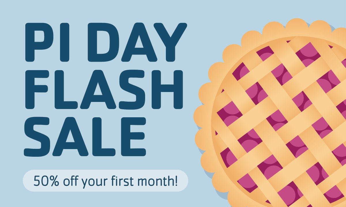 It's Pi Day and we've got a sweet deal for you! ✨ Join today for 50% OFF your first month's membership! Sign up in-person or online with code PIDAY24 at dmymca.org/join

One day only— sign up now!