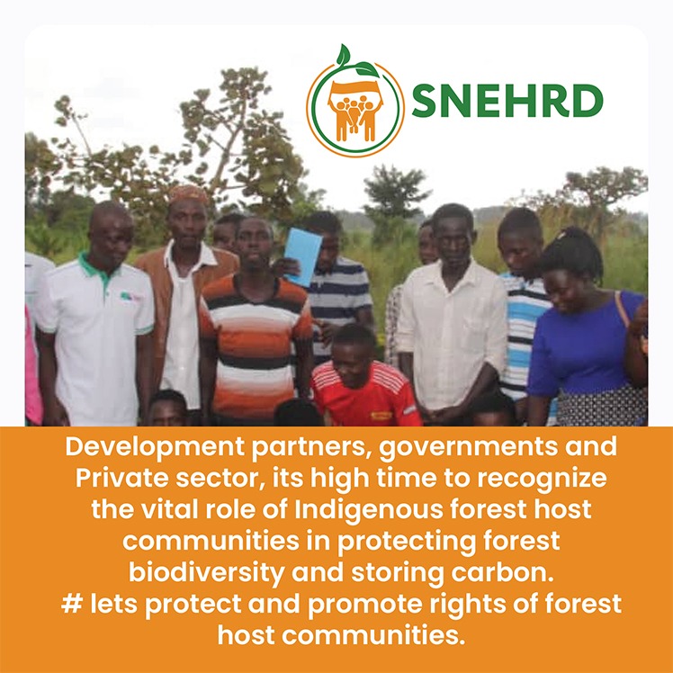 We need to support forest host communities to promote sustainable management of the few remaining tropical rainforests