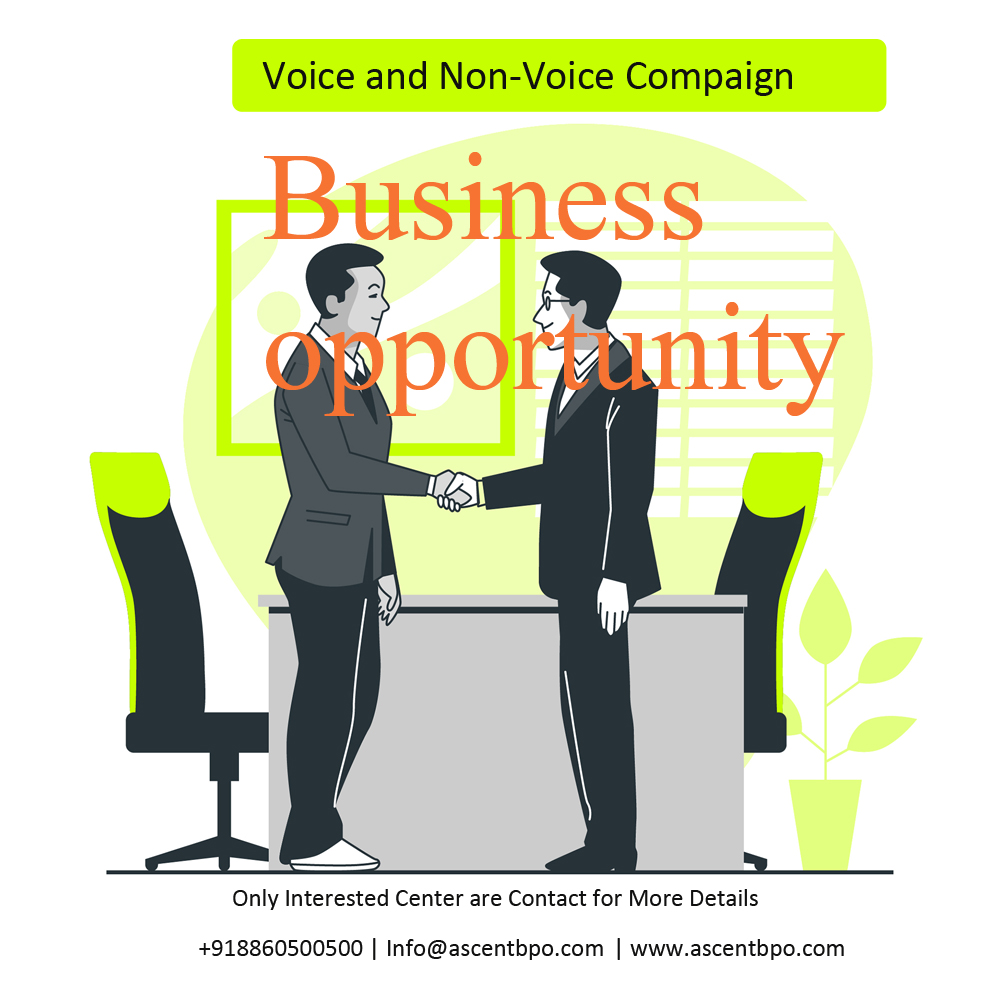 Ascent_bpo's tweet image. Business opportunity [Data Entry Projects]
We comes with Business opportunity to grow and expand center.
We based in India and offering NON-VOICE campaigns to centers.
Web:-www.ascentbpo.com
E-mail:-info@ascentbpo.com
#dataentryprojects #bpoopportunity #nonvoice