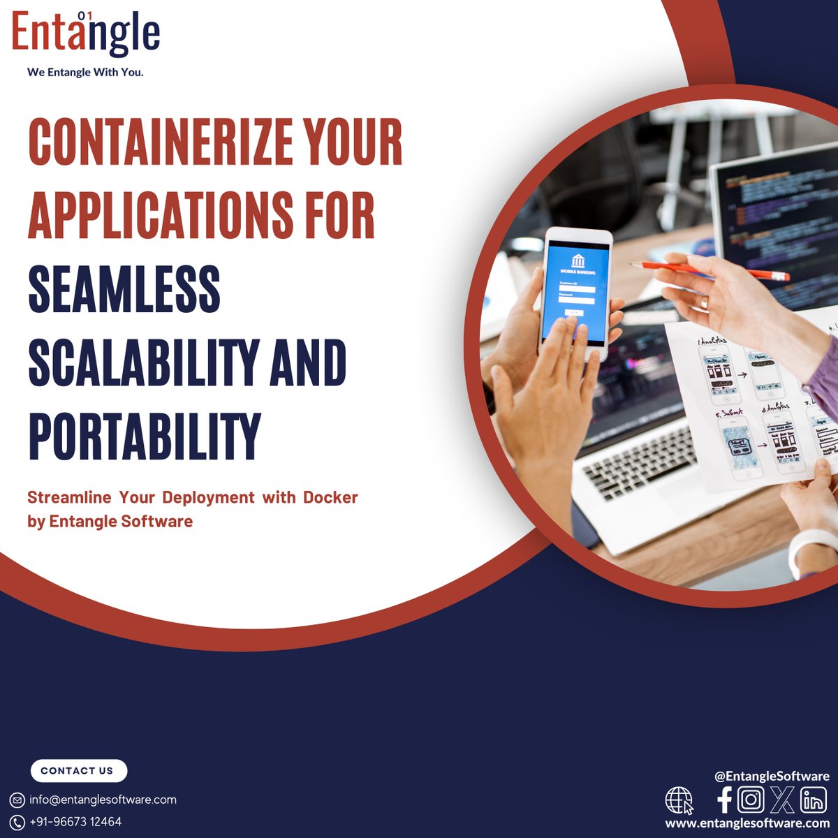 espl_software's tweet image. Sail into smoother deployments with Docker by Entangle Software! Say goodbye to environment inconsistencies and hello to lightweight, portable containers.

Explore why Docker is the game-changer for modern development!

#DockerRevolution #EntangleInnovates