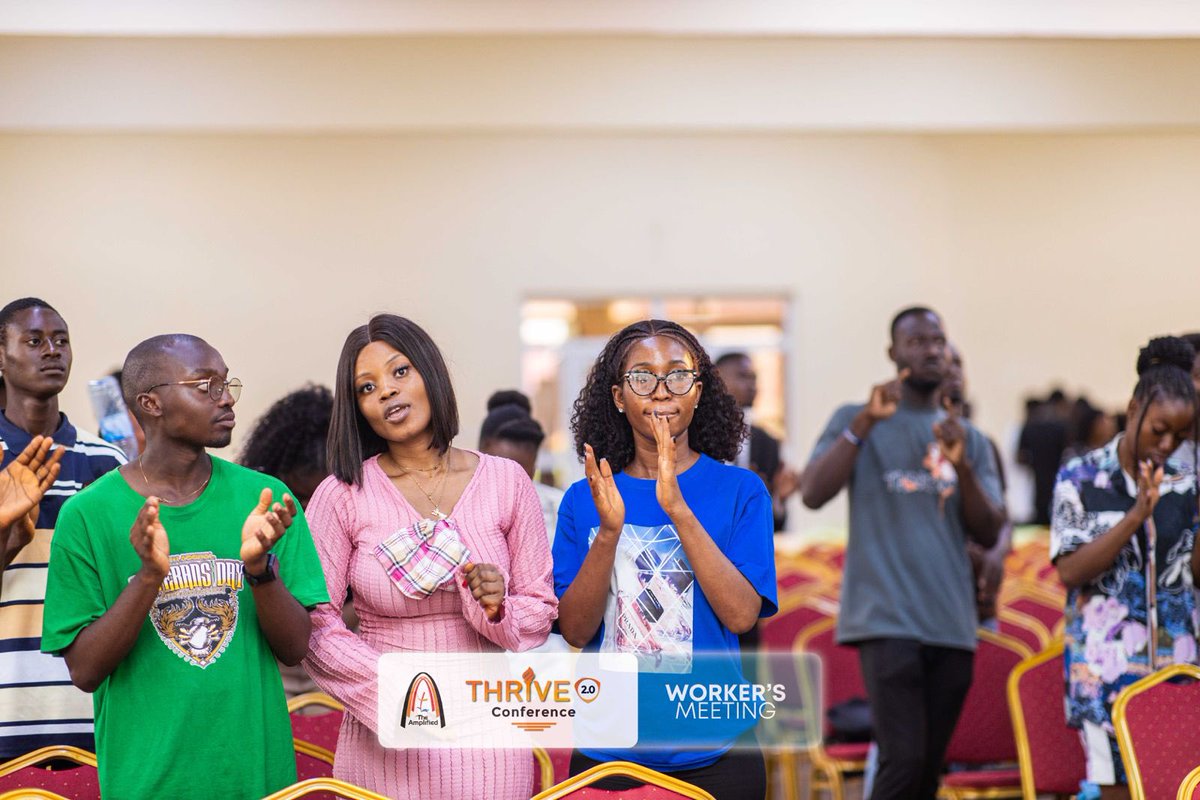 theamplified01's tweet photo. In the presence of the Lord, there is fullness of joy! 💃🏼

We thank God for Day 1 of Thrive conference, which started with the worker’s training. 

We are even more expectant for the remaining days. 

#thriveconference 
#thriveconference2.0 https://t.co/44gsagQKu1