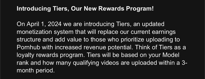 Just checked my email &amp; noticed @Pornhub will be changing their monetisation system.. Honestly wtf is<a class="tags" href="/tag/pornhub">@pornhub</a><a href="/tag/planesgirl"class="tags"><span>#planesgirl</span></a>