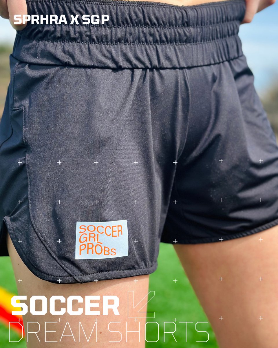 We teamed up with SPRHRA to bring you the shorts of every soccer girl’s dream. Shorts are anti-bacterial & regulate your body temperature. Made in Los Angeles. soccergrlprobs.com/collections/al…