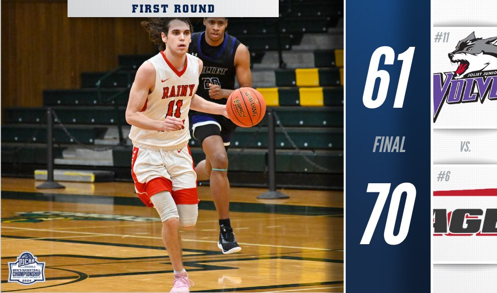 Rainy River advances 🗣️

MN North-Rainy River defeats Joliet by 9 to move onto the 2024 #NJCAABasketball DIII Men’s Championship Quarterfinals!

njcaa.org/championships/…