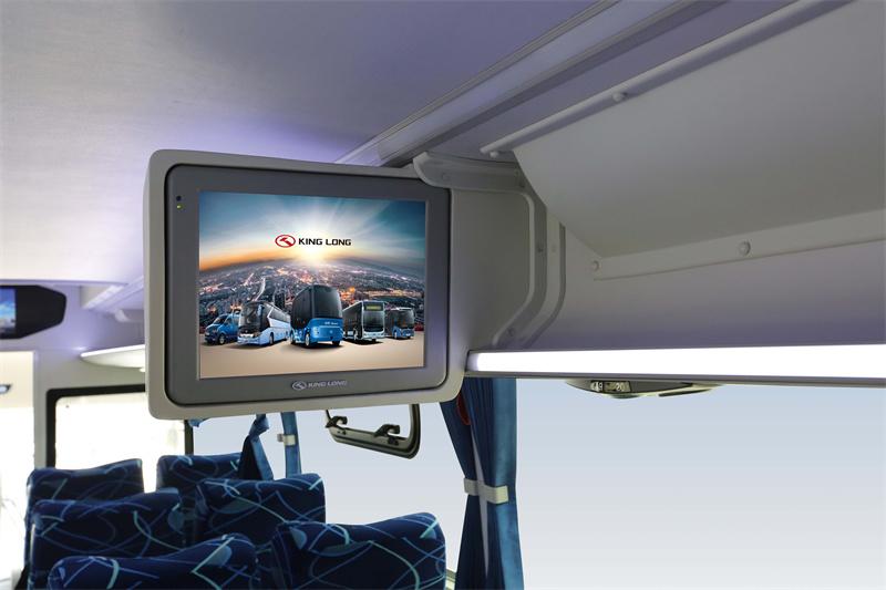 Turismo de lujo. Bus eléctrico 13 m.
Batería CATL 350,07 kWh, Cómodos asientos, LCD integrados, Luz de lectura, Baño, Wifi y puertos USB para cargar sus dispositivos electrónicos.