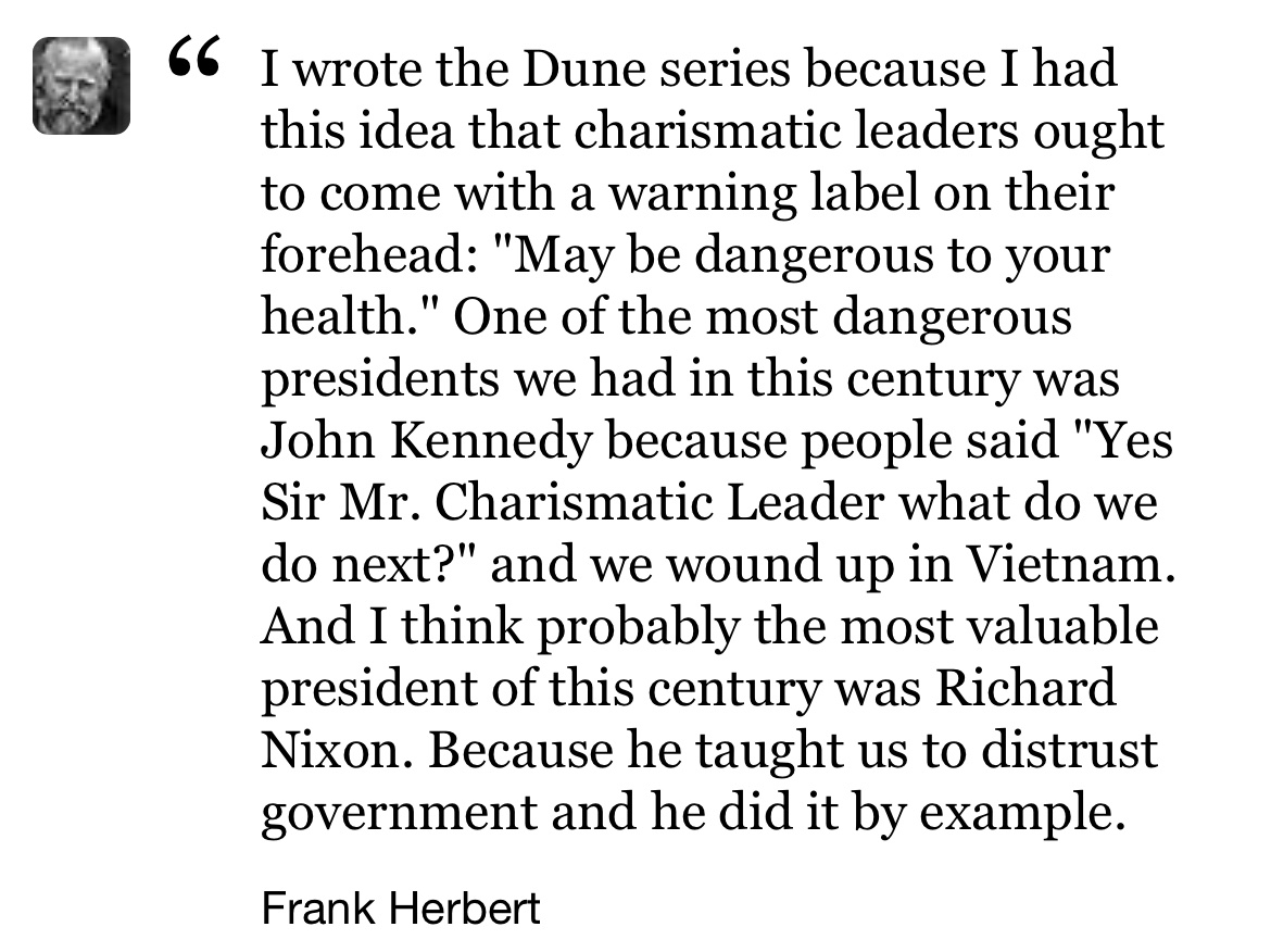 Swordfish978's tweet image. Somehow people got it in their heads that Dune is supposed to be a foreign, unrelatable story