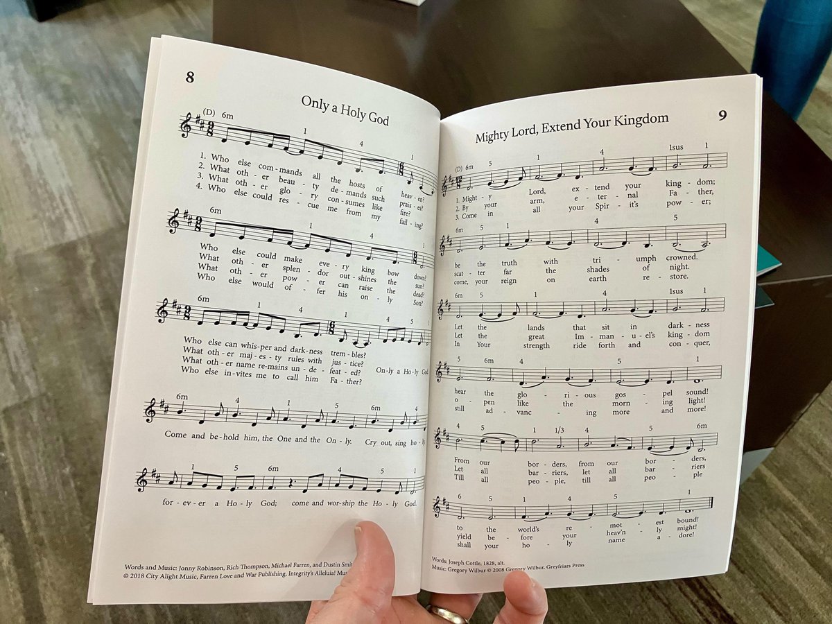 Hymnworks was privileged to typeset the booklet for the Coram Deo Pastors Conference hosted by
@CCC_Matthews and @ClearlyReformed!