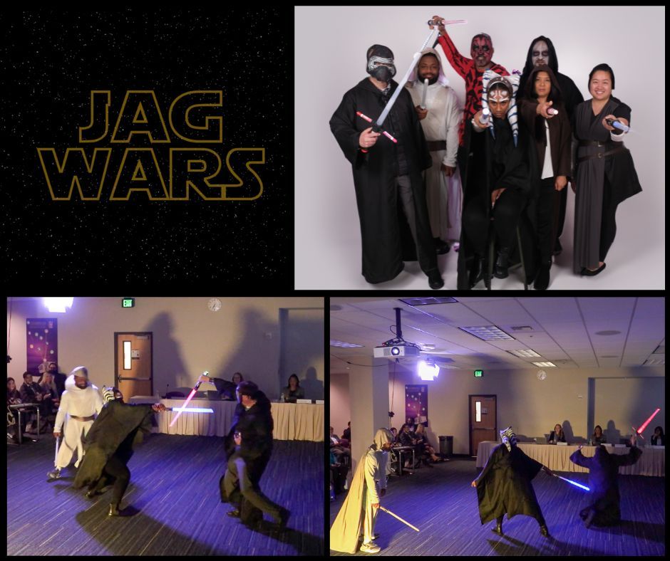 #SoFun last night hosting @OfficialSJECCD Governing Board @SJCityCollege! Our Jaguar #SPOT players were fantastic using #StarWars theme to showcase campus points of pride to the district community.  I even got to play one of my favorite Jedis, #ObiWanKenobi! @CalCommColleges