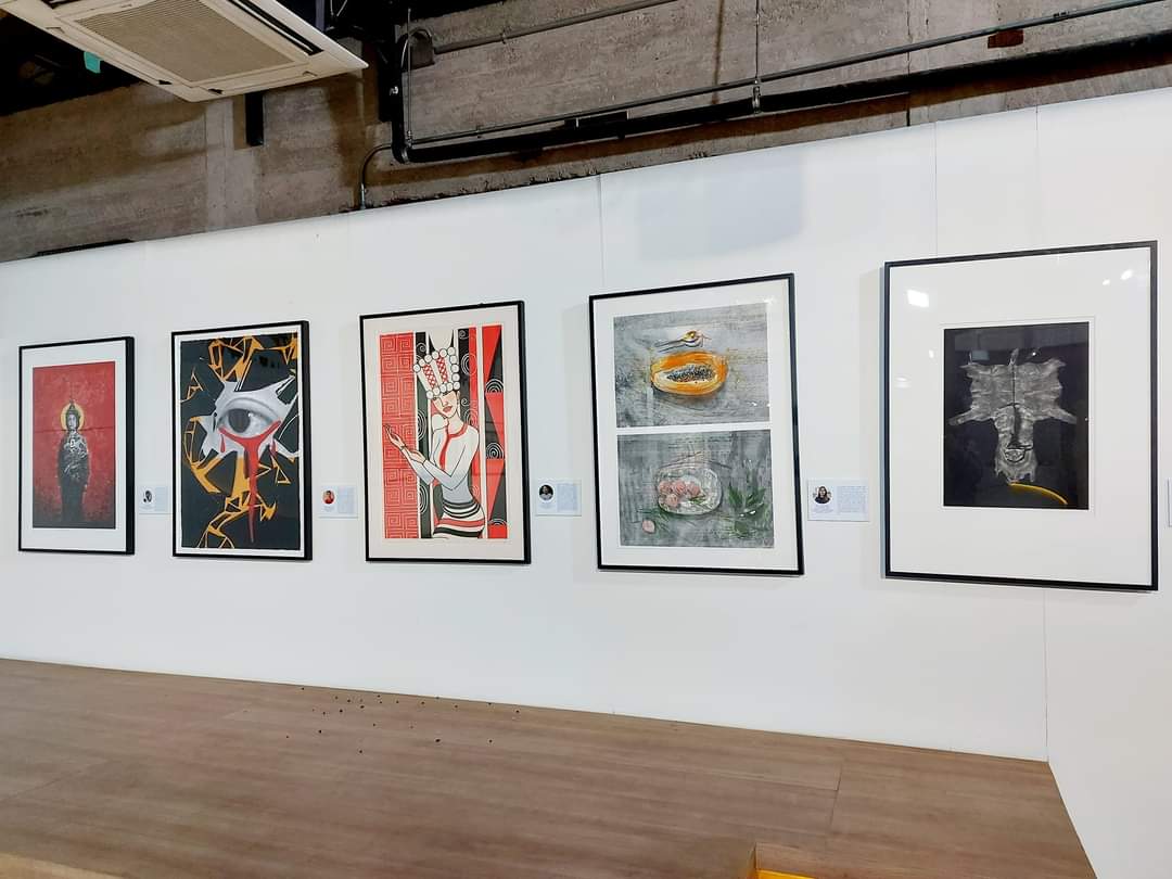 My print at ASEAN Cultural Centre in Bangkok.