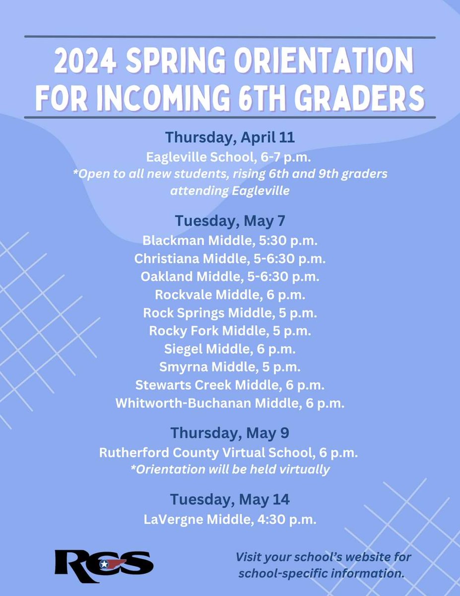 Middle School Orientation dates are posted! <a href="/HPCS_TN/">HP Campus School</a>