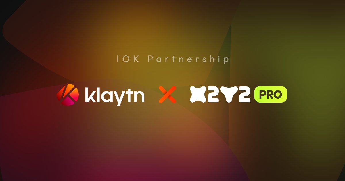 🎉 We’re thrilled to welcome @x2y2_pro, a leading NFT marketplace, as the newest member of the #KlaytnIOK family! Launched in 2022 and backed by giants like #Polygon and #Circle, X2Y2 Pro has quickly become a top destination for NFT enthusiasts. 🚀 #X2Y2 #BuildonKlaytn