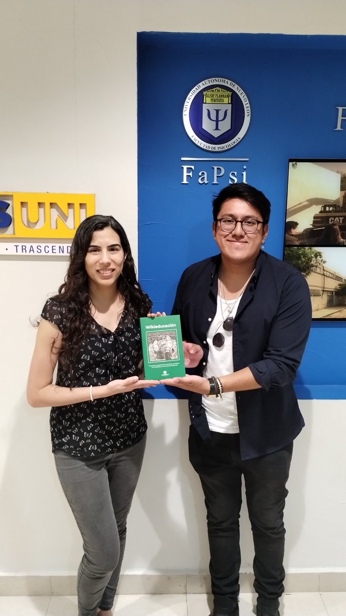 Wikimedia México (@wikimedia_mx) on Twitter photo En el marco de la <a href="/OEWeek/">Open Education Week (OEWeek)</a> entregamos en donación, a la Dra. Brenda Padilla de la facultad <a href="/Psicologia_UANL/">FaPsi UANL</a>, nuestro libro "Wikieducación. Prácticas y experiencias educativas en México con #Wikipedia y otros recursos abiertos". 📚🌐✍️
#WikiFaPsiUANL
#WikipediaEsParteDeLaEducación En el marco de la <a href="/OEWeek/">Open Education Week (OEWeek)</a> entregamos en donación, a la Dra. Brenda Padilla de la facultad <a href="/Psicologia_UANL/">FaPsi UANL</a>, nuestro libro "Wikieducación. Prácticas y experiencias educativas en México con #Wikipedia y otros recursos abiertos". 📚🌐✍️
#WikiFaPsiUANL
#WikipediaEsParteDeLaEducación
