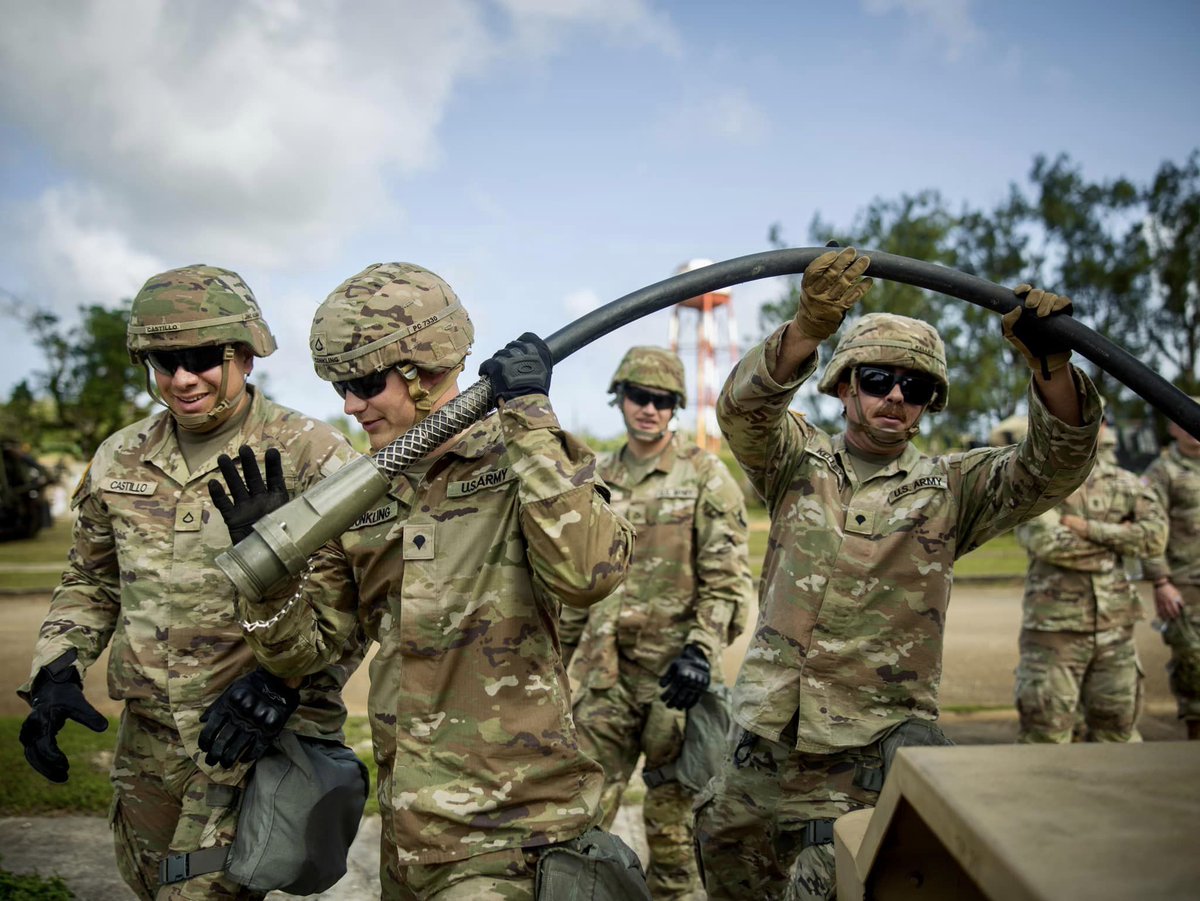 USARPAC's tweet photo. THAAD Battery in Guam conducts Table VIII Evaluation
CAMP BLAZ, Guam - Task Force Talon’s E-3 ADA THAAD Battery conducts a Table VIII evaluation for the Terminal High Altitude Area Defense (THAAD) system stationed in Guam, March 11-15, 2024. https://t.co/04e9zCTR8L