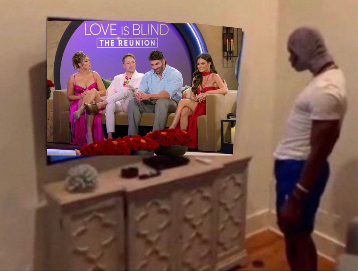 Me watching this messy #LOVEISBLINDreunion