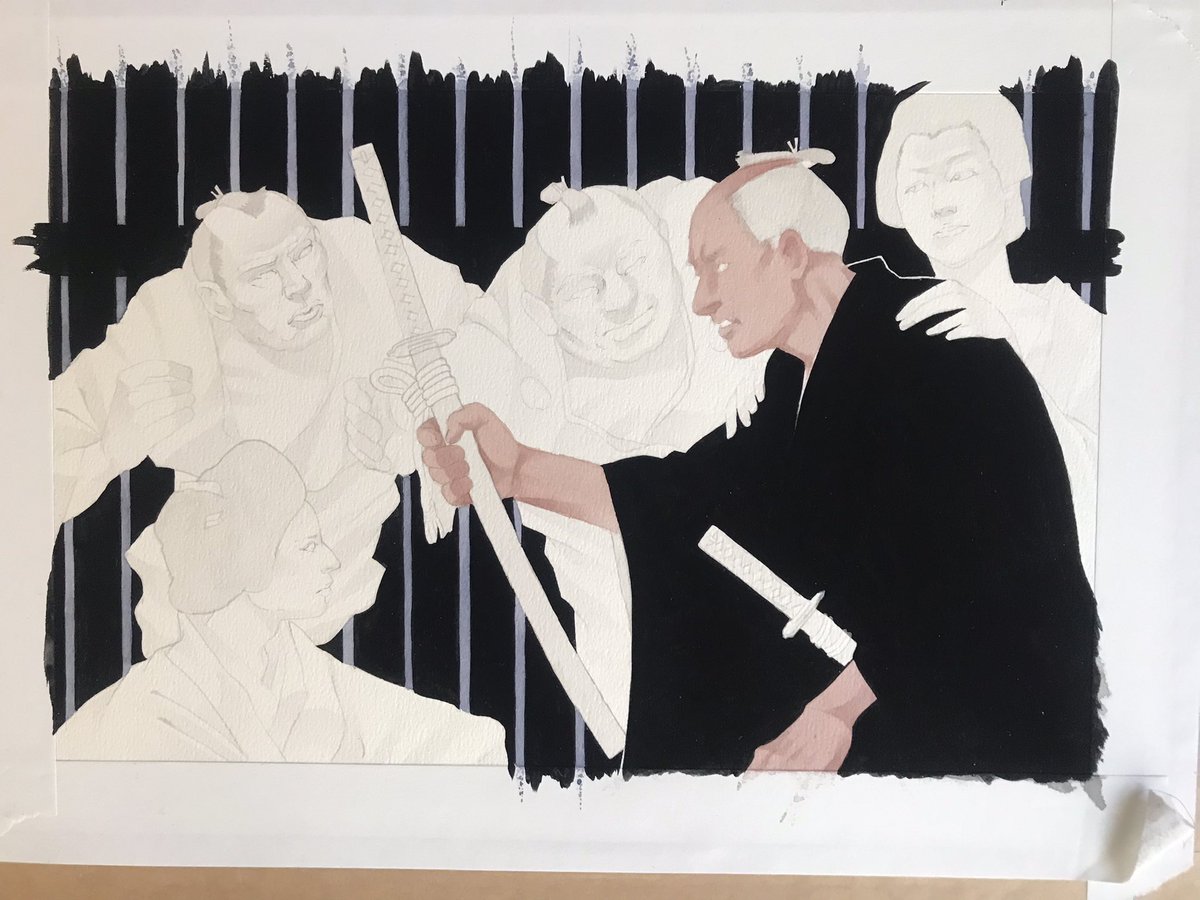 「」|村井明夫のイラスト