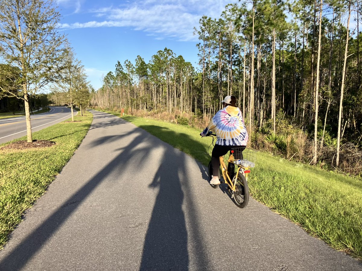 Imagine if all suburban collector and arterial roads had a parallel trail running along them…it really is a game changer. #nocatee