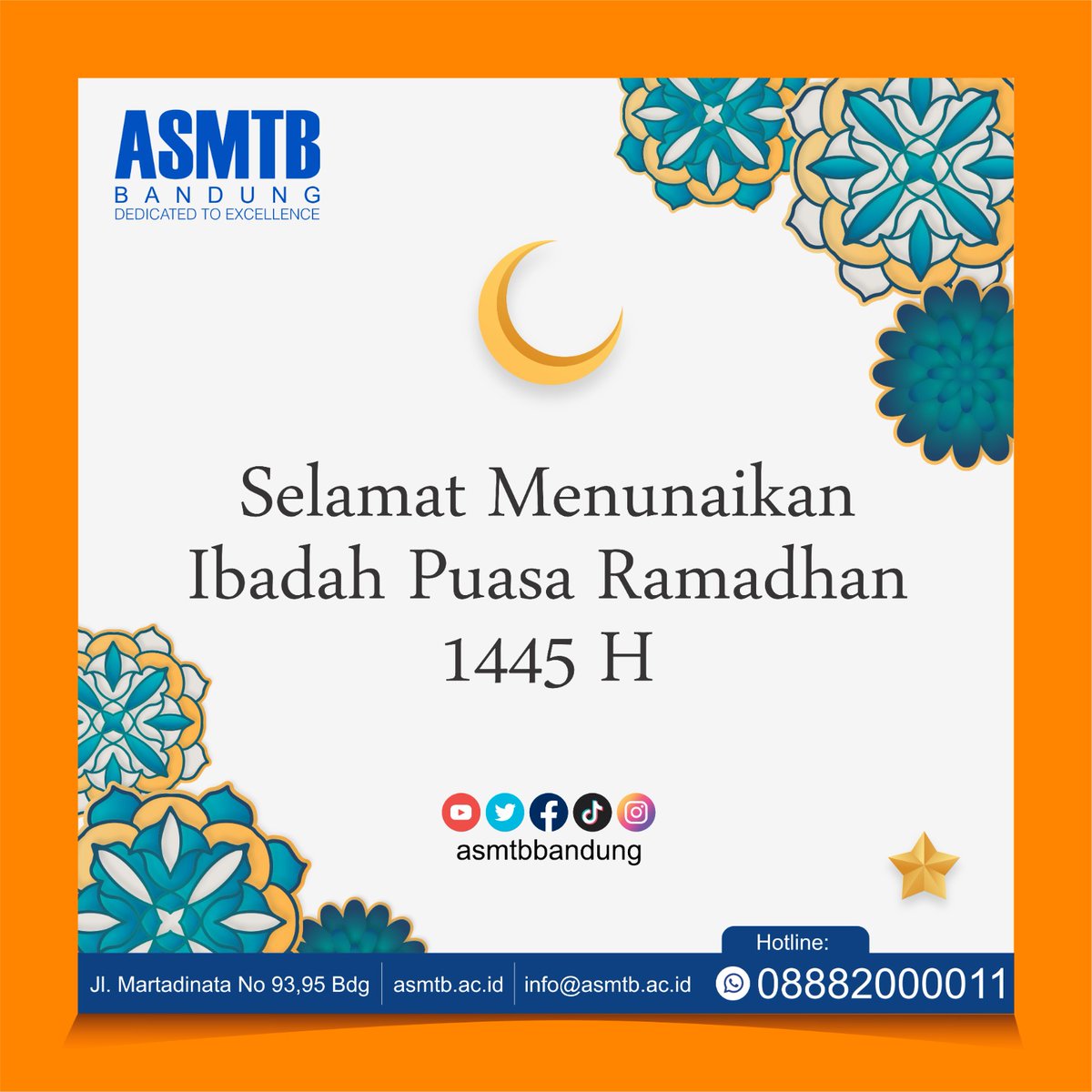 Kami mengucapkan selamat menunaikan ibadah puasa semoga selalu diberikan keberkahan dan kelancaran, Aamiin…