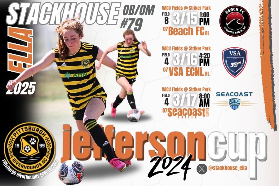 stackhouse_ella's tweet image. So excited for Jeff Cup this weekend with @HoundsAcademy !!  Let’s go girls! @ImYouthSoccer @ImCollegeSoccer @ECNLOhioValley @MProviano