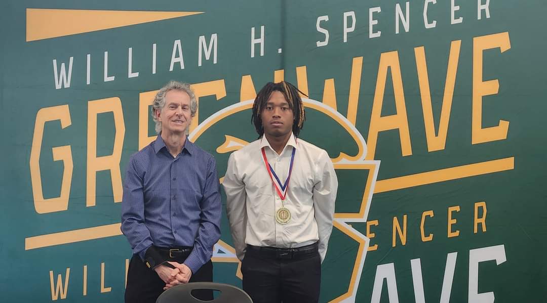 Congratulations to Keyshawn Sampton on receiving the GRIT Award. This award was presented by Mark Rice from The Columbus Ledger Enquirer.