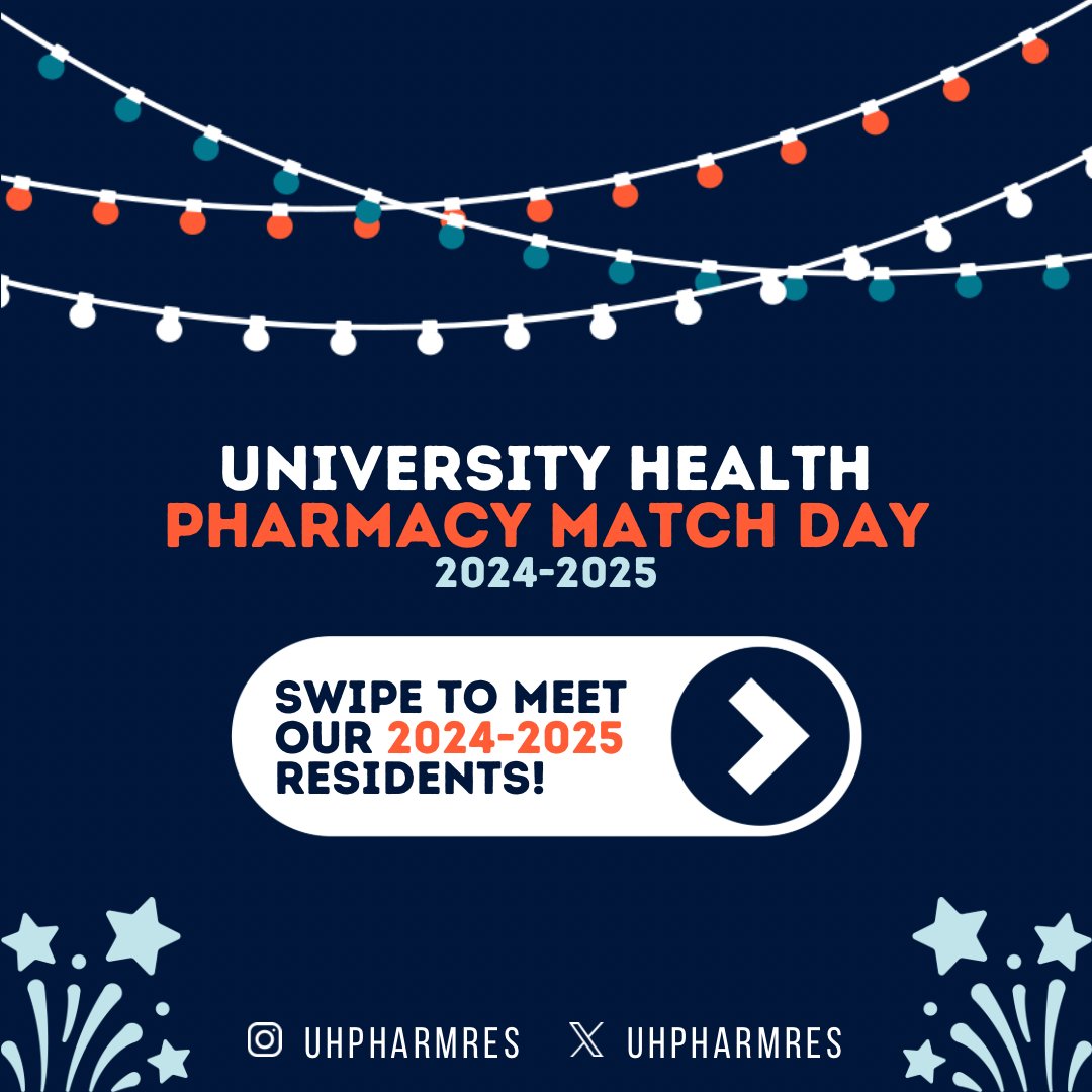 University Health Pharmacy Residency Programs tweet media