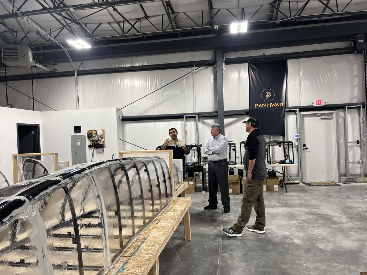 Honored hosting Senator Wayne Harper at Utah hangar engaged in fruitful #electricaircraft talks. @Panhwarjet #CleanTech #MFG #innovation use of #advancedmaterials will drive #Utah #jobcreation #economicgrowth #zerocarbon. Moldings completed ready for #carbonfiber skin #co2neutral