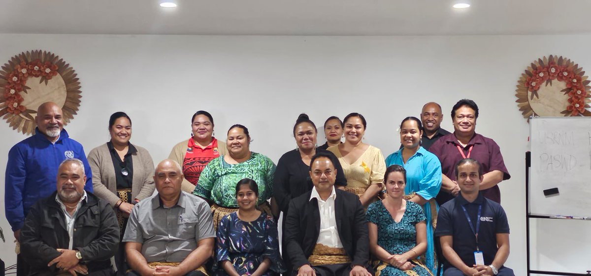 Stakeholder meeting in Tonga 🇹🇴 today to brief govt and civil society on the PCCMHS programme phase II and the Pacific Regional FW on #climatemobility. Participants noted the importance of contextualized, translated and accessible information to enhance awareness of communities.