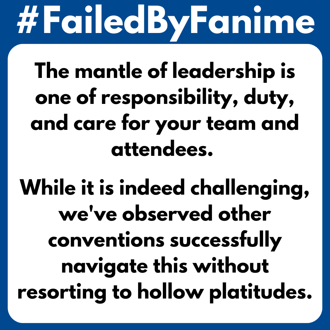 failedbyfanime's tweet photo. Regarding the recent Board of Directors Statement. More to come soon. #fanime #fanimecon #fanime2024 #failedbyfanime https://t.co/x8m9I39iDj