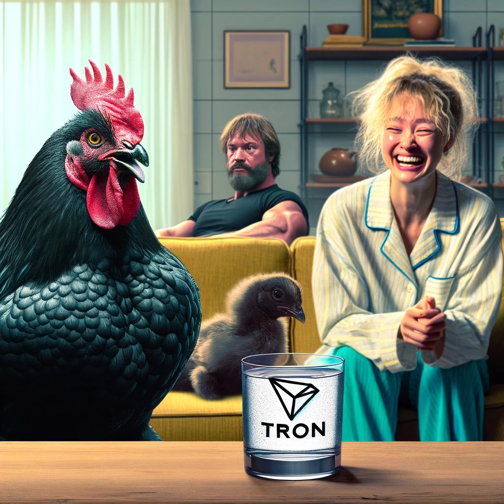 "He thinks our son looks like him!"

#BBC Big Black Cockerel 

Site: memechicks.com/bbc
Follow: <a href="/TronBBC/">Big Black Cockerel's</a> 
Join the community! t.me/bbctron

#Memes #MemecoinSeason2024 #1000xGems #Tron #CCC #shiba #doge #pepe #coq #bonk #pork