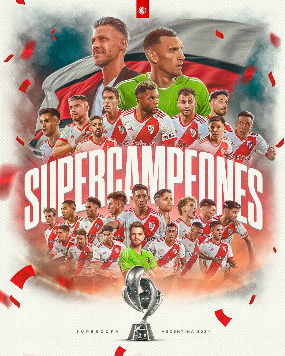 #RIVER SUPERCAMPEÓN 🏆