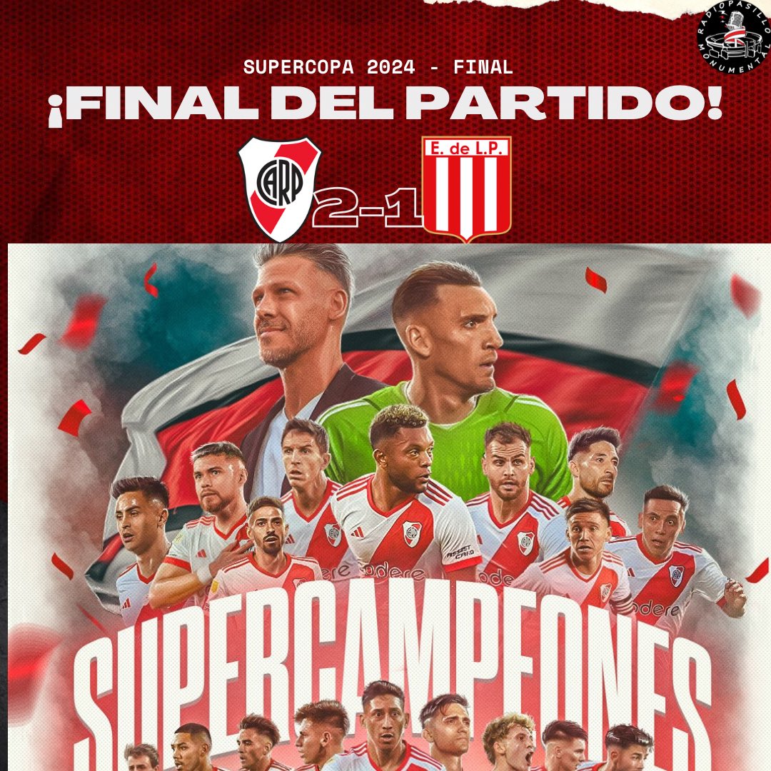 SUPERCAMPEONES
#VamosRiver ⚪️♥️⚪️