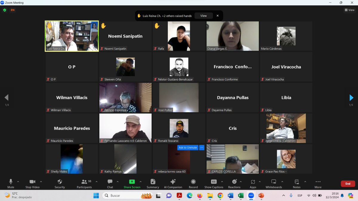 QuitoRuralRC5's tweet photo. Este día martes mantuvimos la Reunión Distritla con el objetivo de socializar con nuestra militancia, eltrabajo conjunto que estaremos efectuando , para continuar con el fortalecimiento de nuestra organización. Agraedecemos el compromiso de cada uno de quienes asisitieron. https://t.co/XrR1oN0ofE