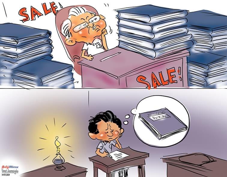 Cartoon by @NamalAmarasing 

#lka #SriLanka #GotabayaRajapaksa #TheConspiracy
