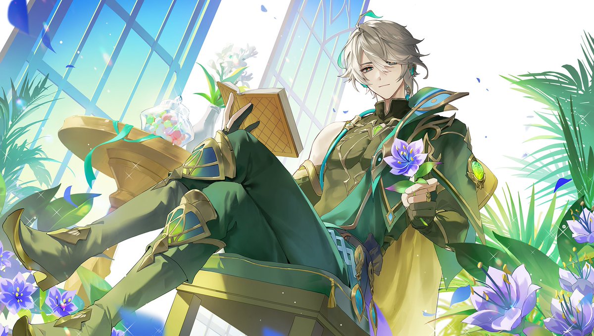 Happy White Day!

Credit goes to <a href="/waternaeng/">🔸ㅂl냉🔸| PROPIC</a>, thanks for the nice artwork!

#WhiteDay #GenshinImpact #Genshinfanart #Alhaitham #GenshinImpact4ꓸ5